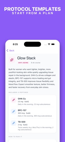 Peptide Glow Up Screenshot 1 of 5