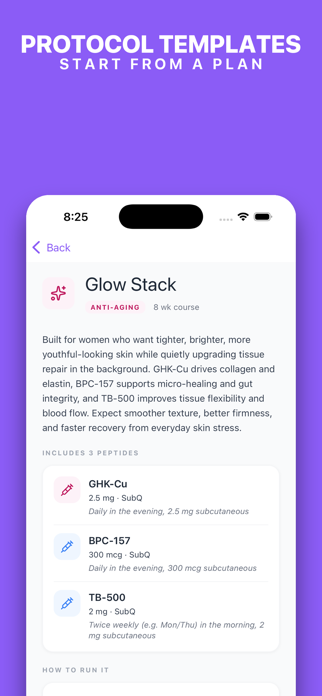 Peptide Glow Up Screenshot 1 of 5
