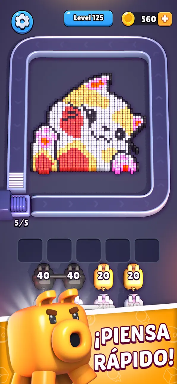 Pixel Flow! iOS Mod IPA screenshot 3 - iOS game interface