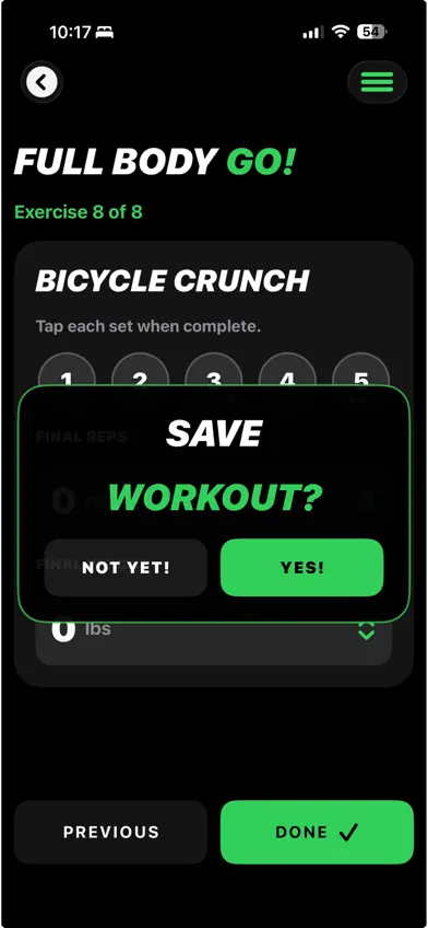 SETGO! Workout Tracker screenshot 4