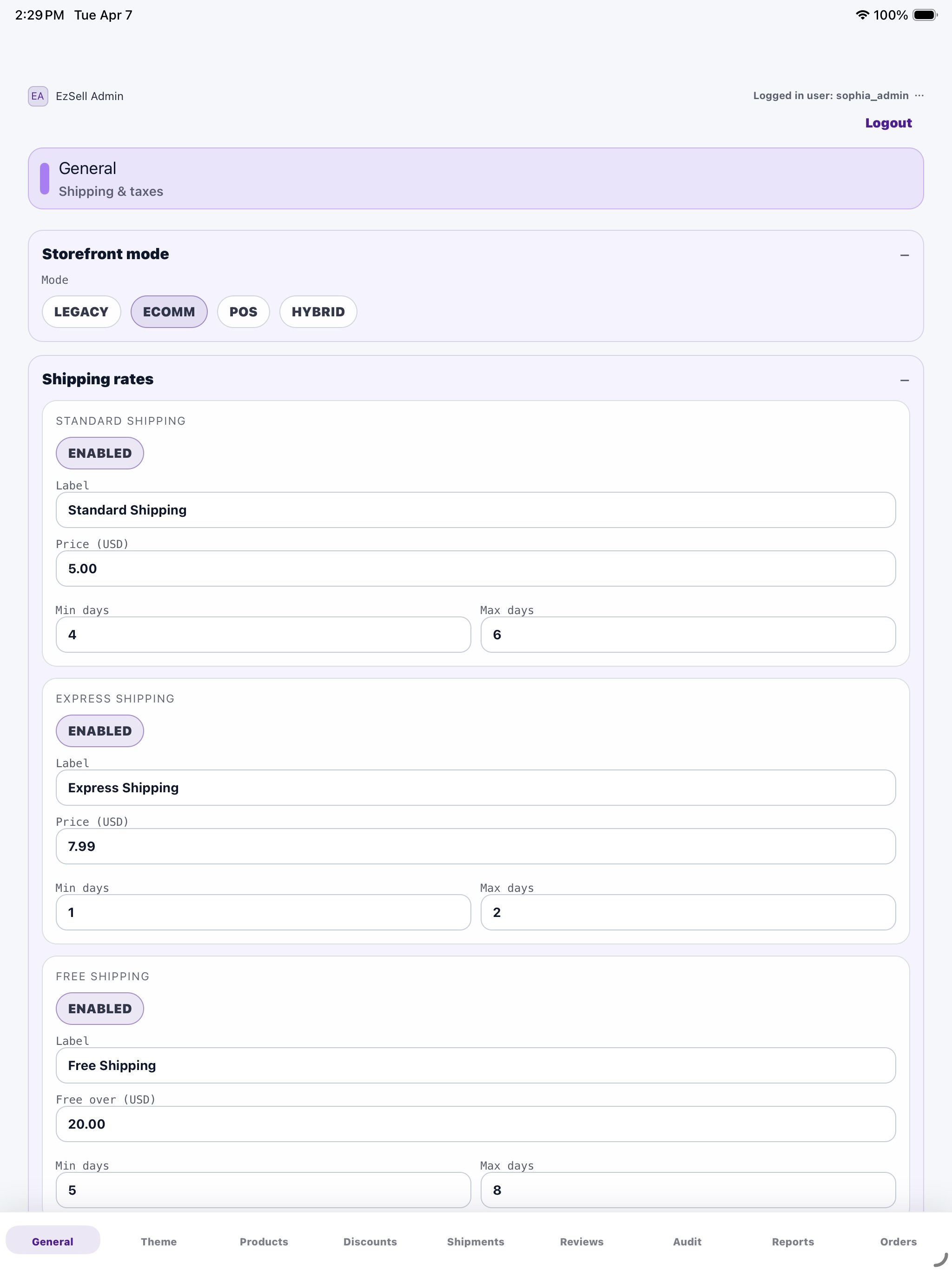 EzSell Admin screenshot 14