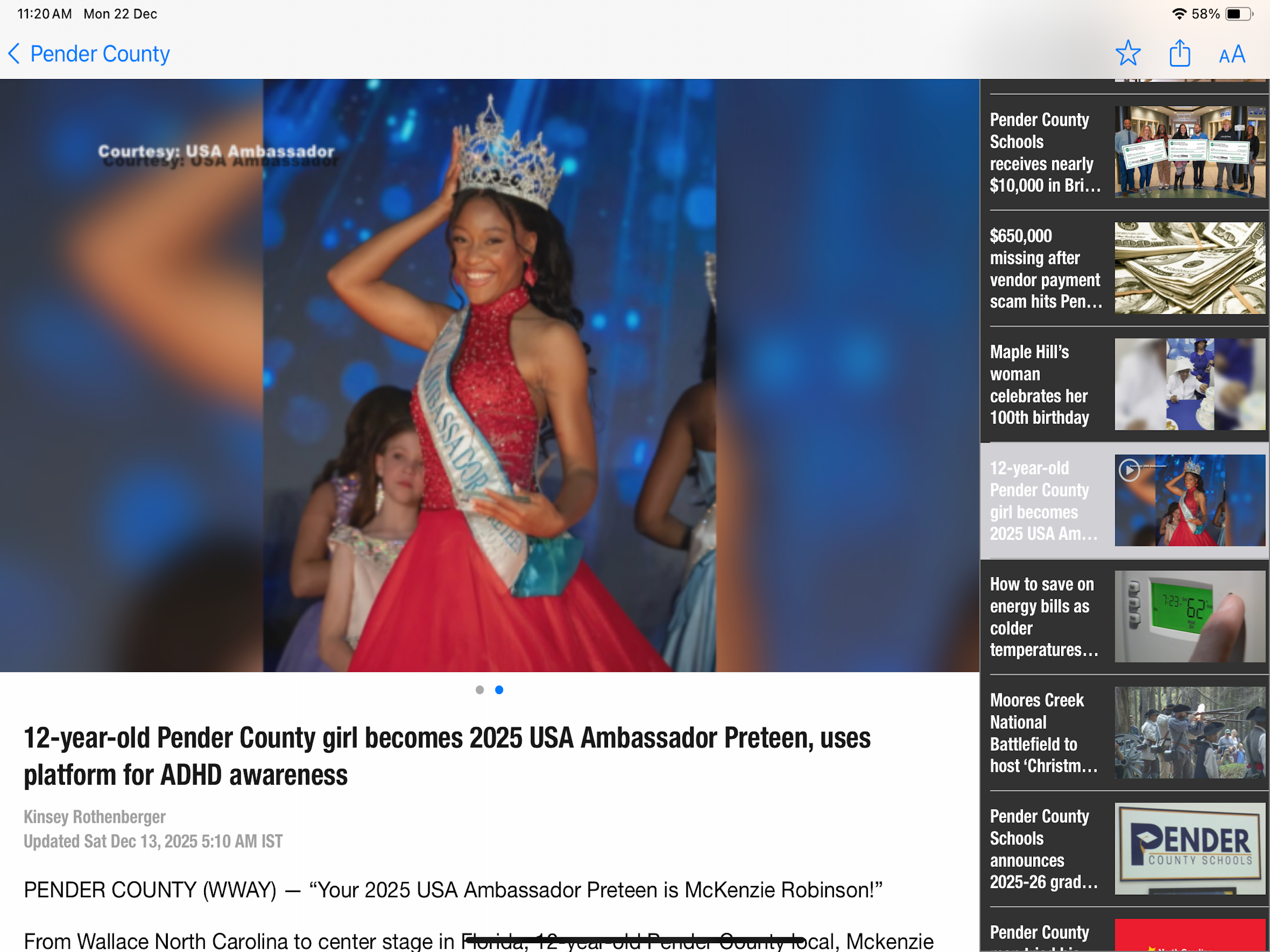 WWAY NEWS