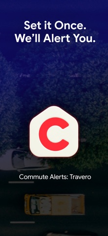 Commute Alerts: Travero iPhone screenshot