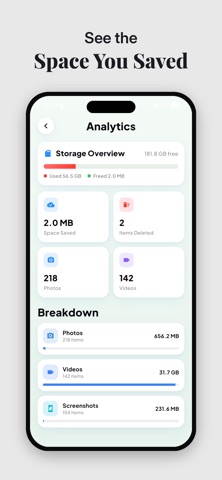 Free Spaces : Clean up storage screenshot