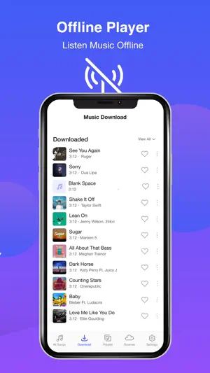 Cloud Music Player Mp3 Offline screenshot 3