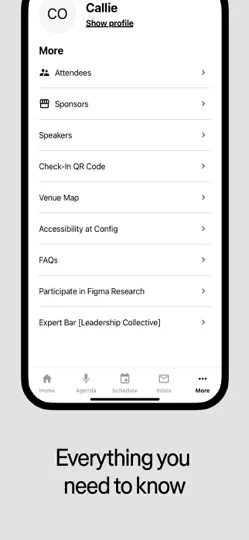 Capture d'écran de Config 2026 sur iPhone 4