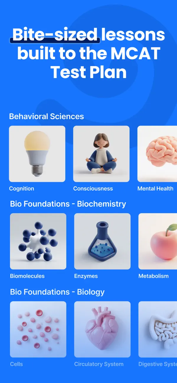 #3. MCAT Genius (iOS) By: Quizzard Exam Preperation Inc.