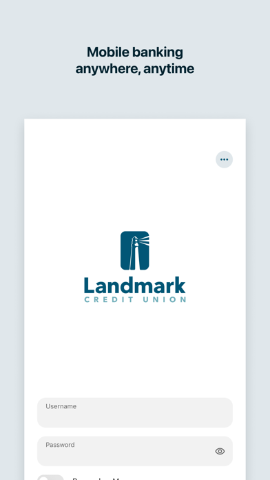 Landmark Credit Union Mobile Screenshot 1 of 4