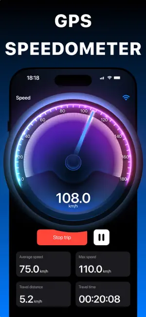 GPS Speedometer & MPH Trackerㅤ screenshot 1