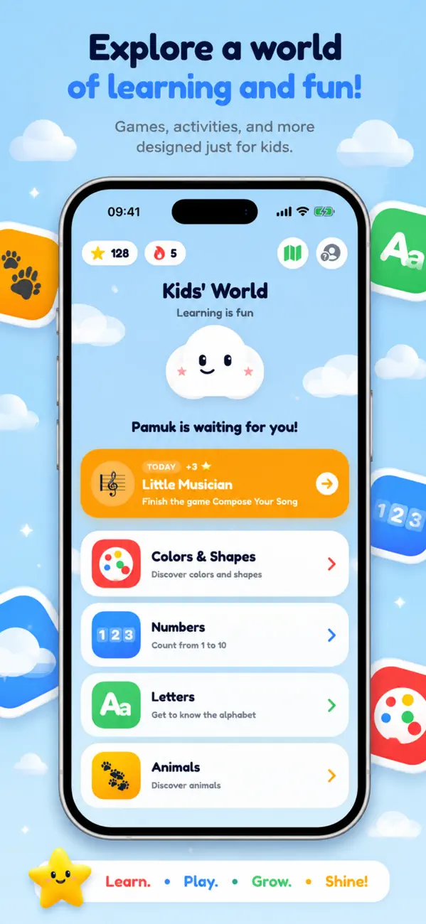 Kids World: Learn with Pamuk screenshot