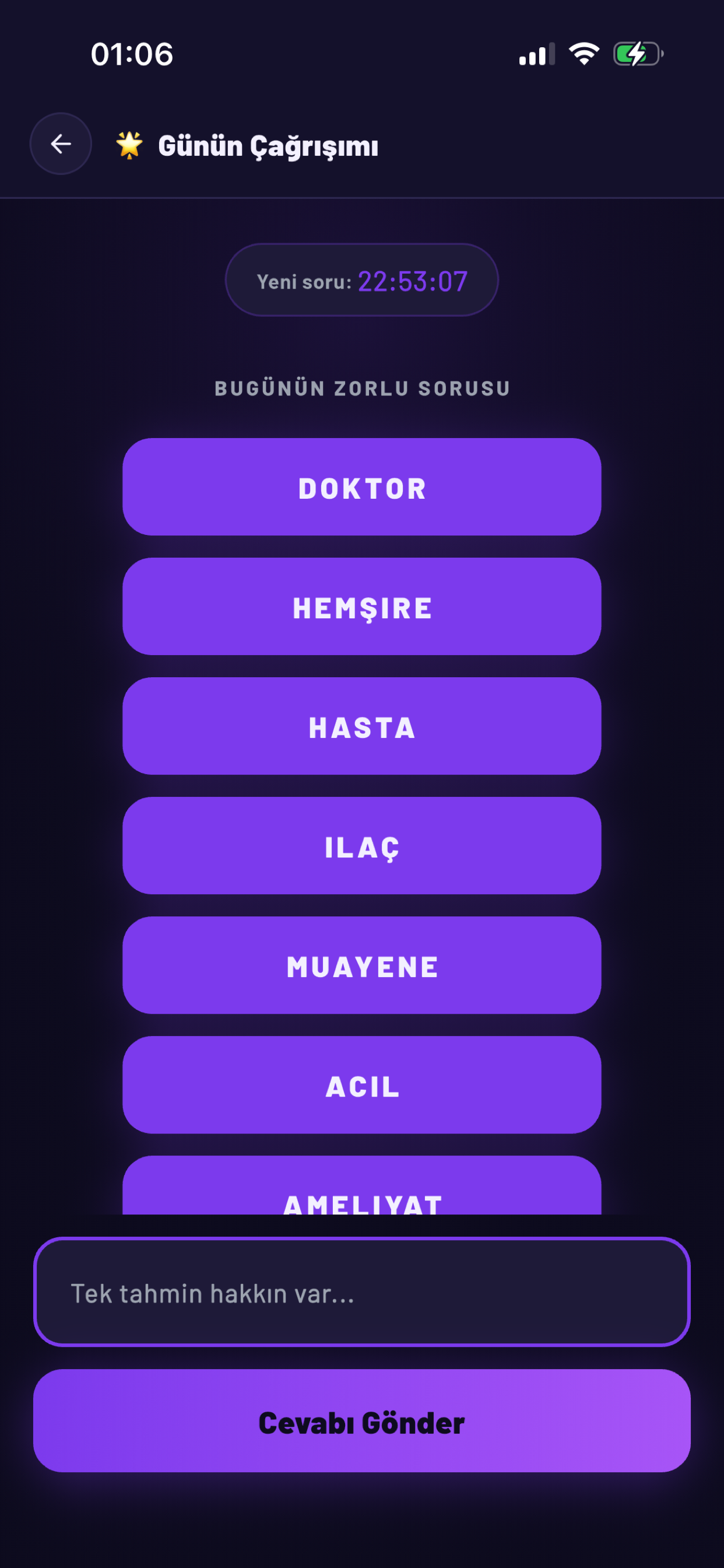UBAT: Kelime Çağrışım Oyunu screenshot 7