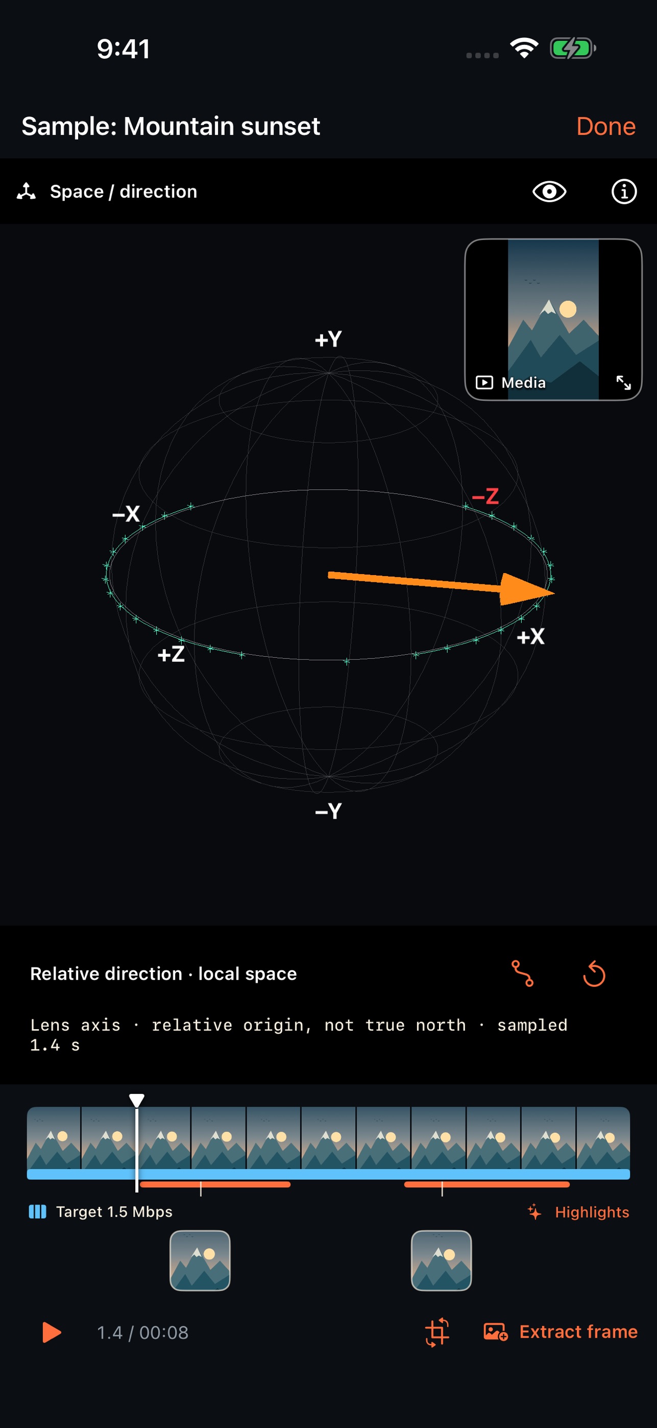 Screenshot 4 of ForeTake: Space-Saving Camera