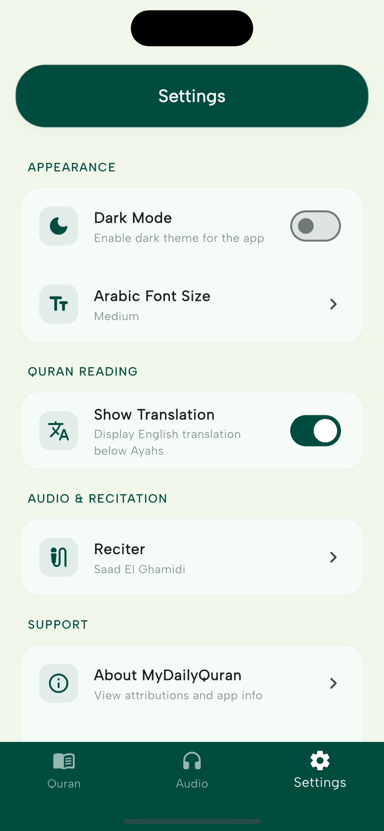 My Daily Quran screenshot 4