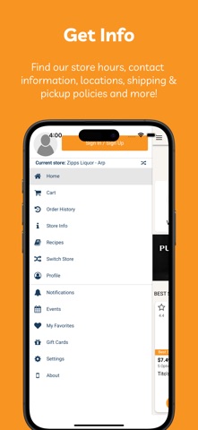 Zipps Liquor Screenshot 2 of 4