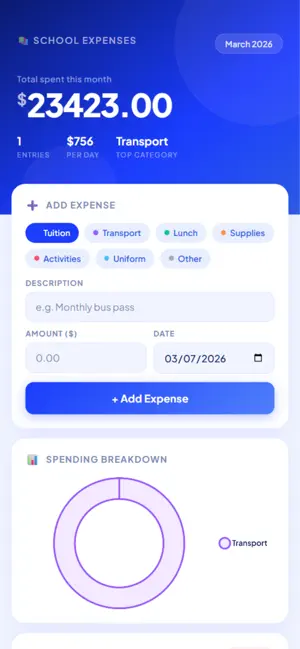 Parent Pay - School Finance AI iPhone screenshot 3