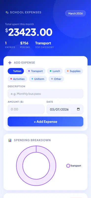 Parent Pay - School Finance AI screenshot 3 of 4