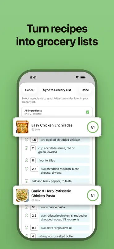 Peel: Recipe Saver & Meal Plan screenshot 3 of 9