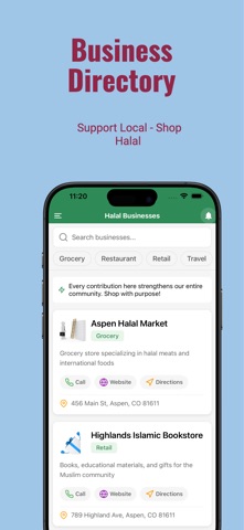 Chicago Mosque iPhone screenshot