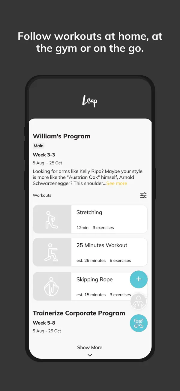 Screenshot #3 pour Leap Health Clubs