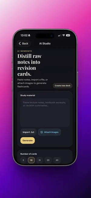 Mnemonic: Flashcard AI Maker screenshot 2