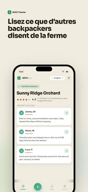 WHV Tracker screenshot 4 of 5