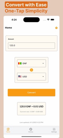 FlipRate simple money convert Screenshot 1 of 5