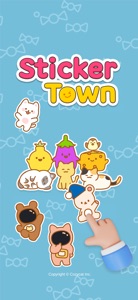 StickerTown Puzzle: Color book screenshot #1 for iPhone