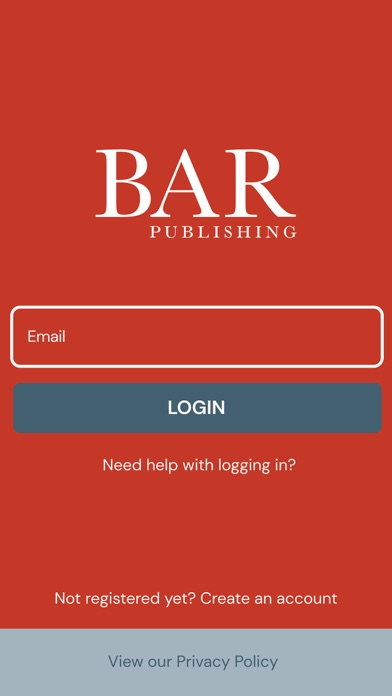 Bar Publishing Screenshot