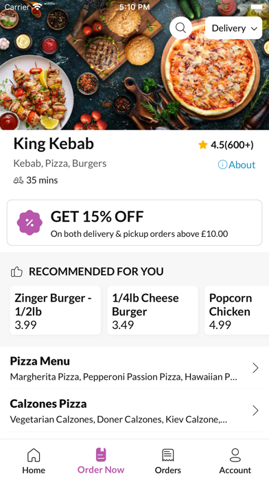 King Kebab Scunthorpe Screenshot