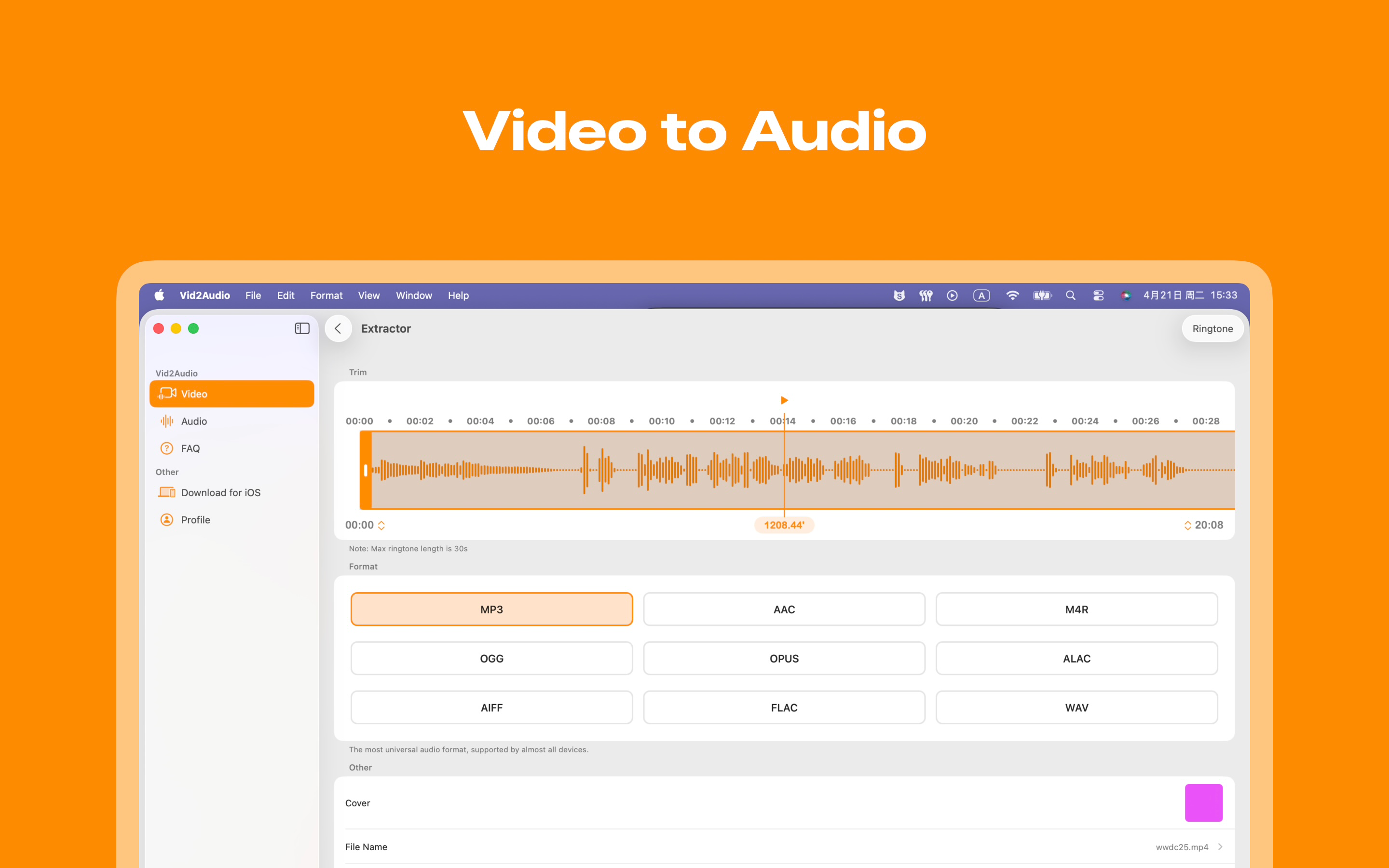 Vid2Audio – Video to Audio screenshot 7