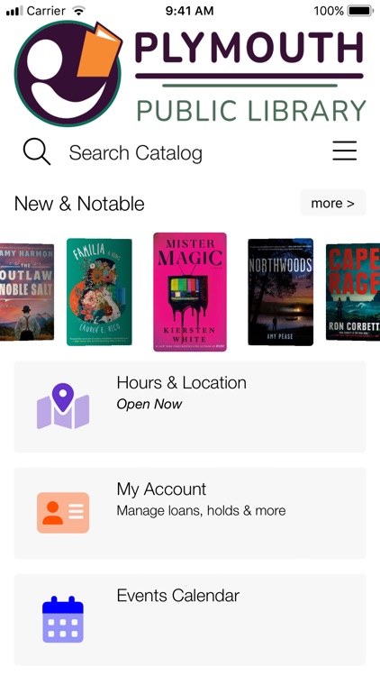 Plymouth Public Library App