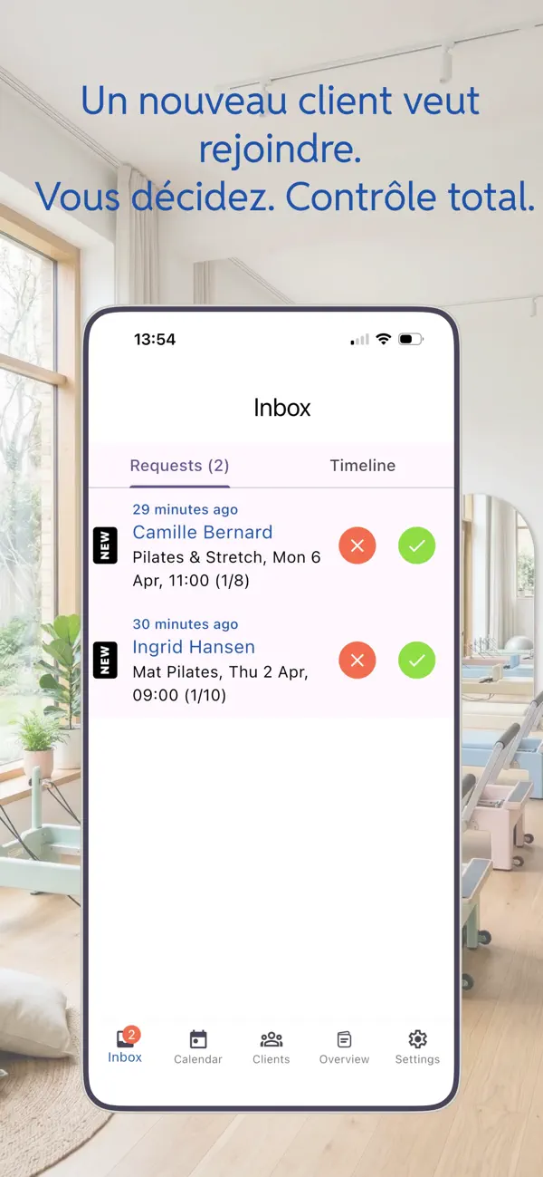 Screenshot #3 pour Bobclass Studio Manager