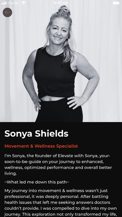 Elevate with Sonya screenshot-6