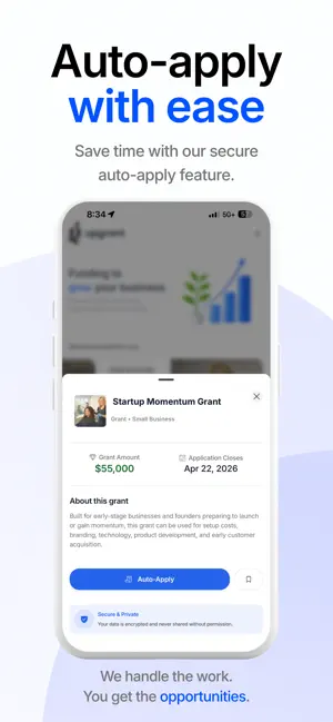 Upgrant - Grants & Funding screenshot 3