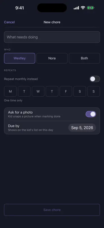 ChoreKey: Chores Unlock Phone screenshot 8 of 9