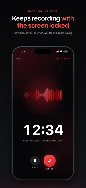 Memo — Private Voice Journal screenshot 3