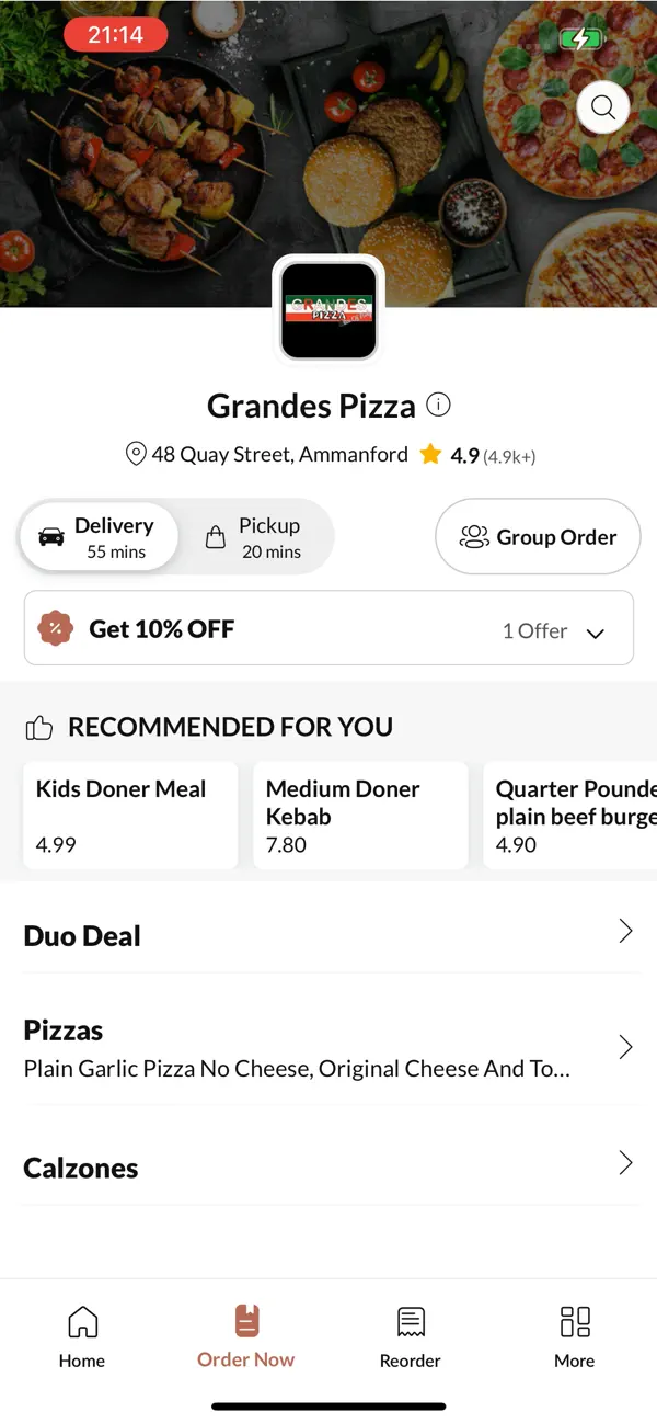 Screenshot #2 pour Grandes Pizza Ammanford