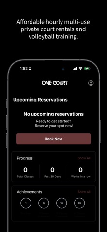 One Court Athletics iPhone screenshot