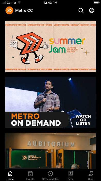 Metro Community Church Screenshot
