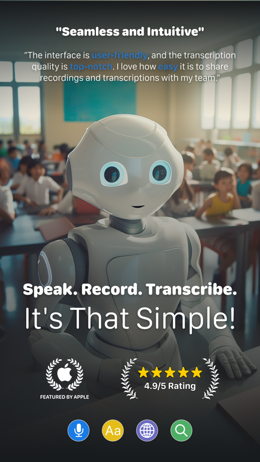 #1. AI Live Transcribe: Voice Memo (iOS) 由: Hanna Raita