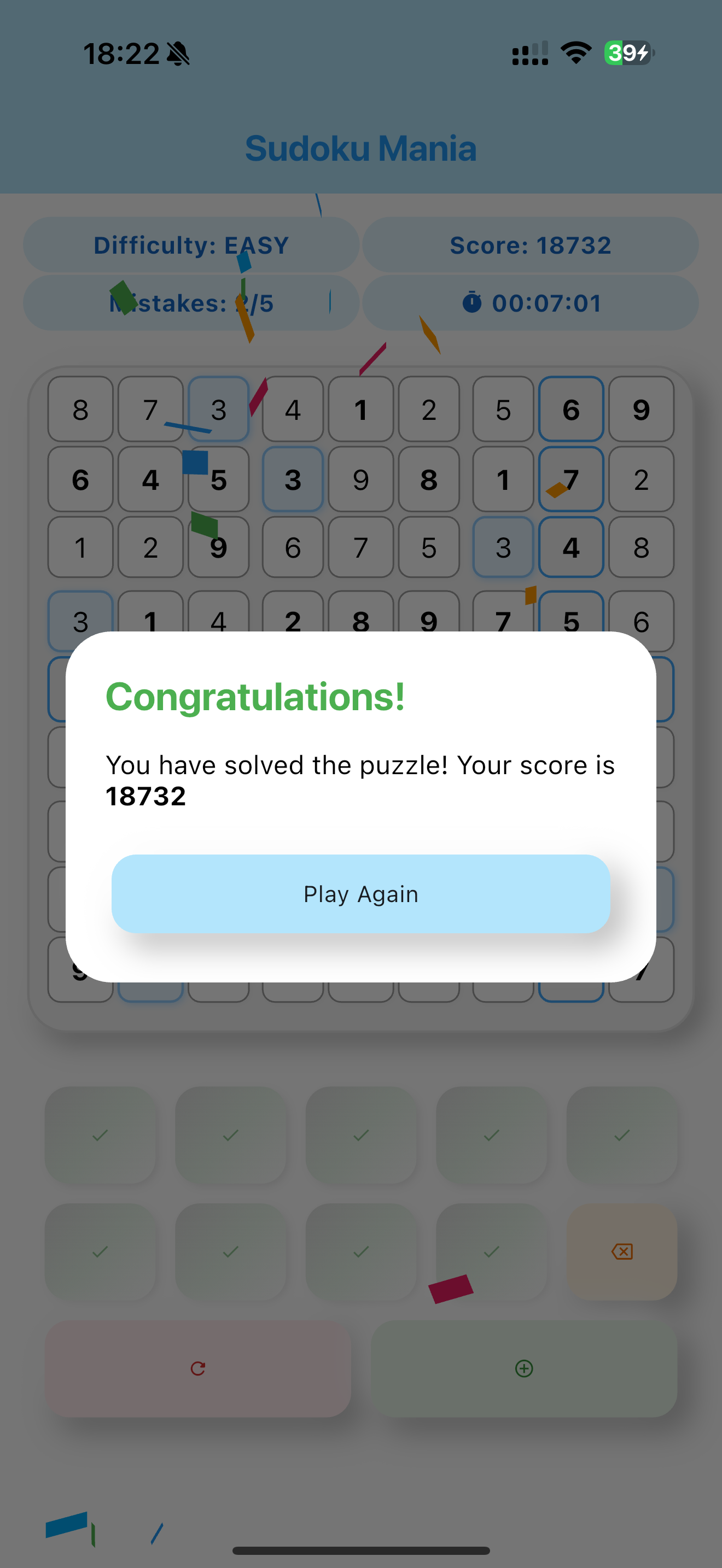 Sudoku Mania - A Classic Game screenshot 4