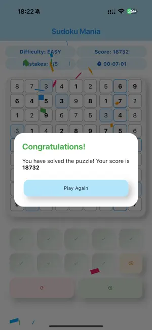 Sudoku Mania - A Classic Game screenshot 4
