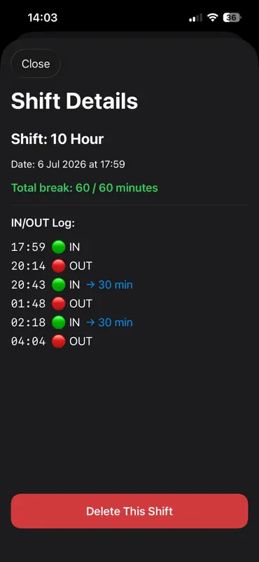 Break Time Tracker screenshot 5 of 5