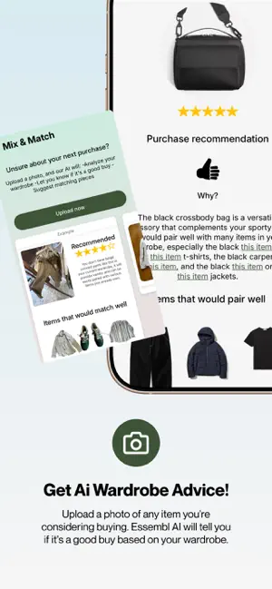 Essembl : AI Styling Assistant iPhone screenshot 6