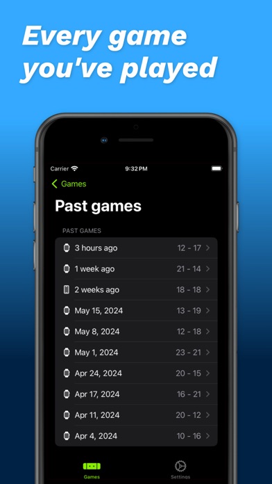 Huck - Ultimate Scoreboard iPhone screenshot 5 - Sports app