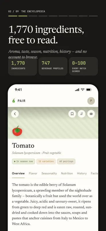 PAIR: Food & Flavor Pairing screenshot 2 of 9