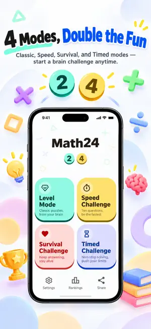 Math24: Brain Math Challenge screenshot 2