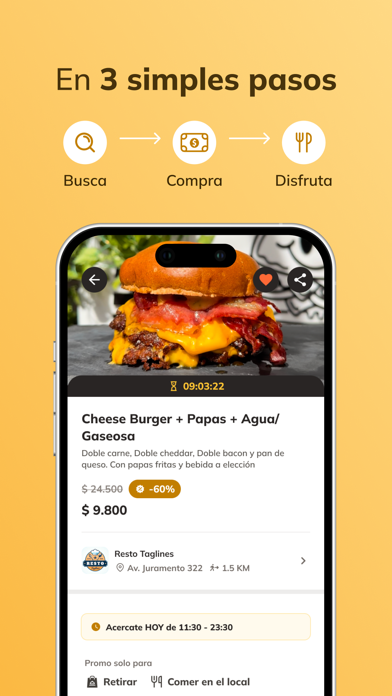 Morfy: Salí a comer ahorrando Screenshot