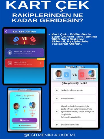 Eğitmenim Akademi iPad screenshot