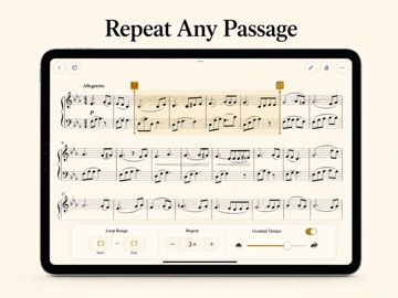 Piano Sheet iPad screenshot